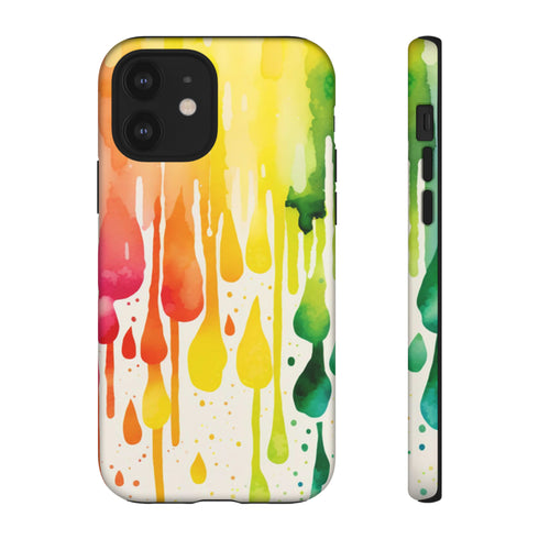 Rainbow Spring Showers - Impact Resistant Phone Case